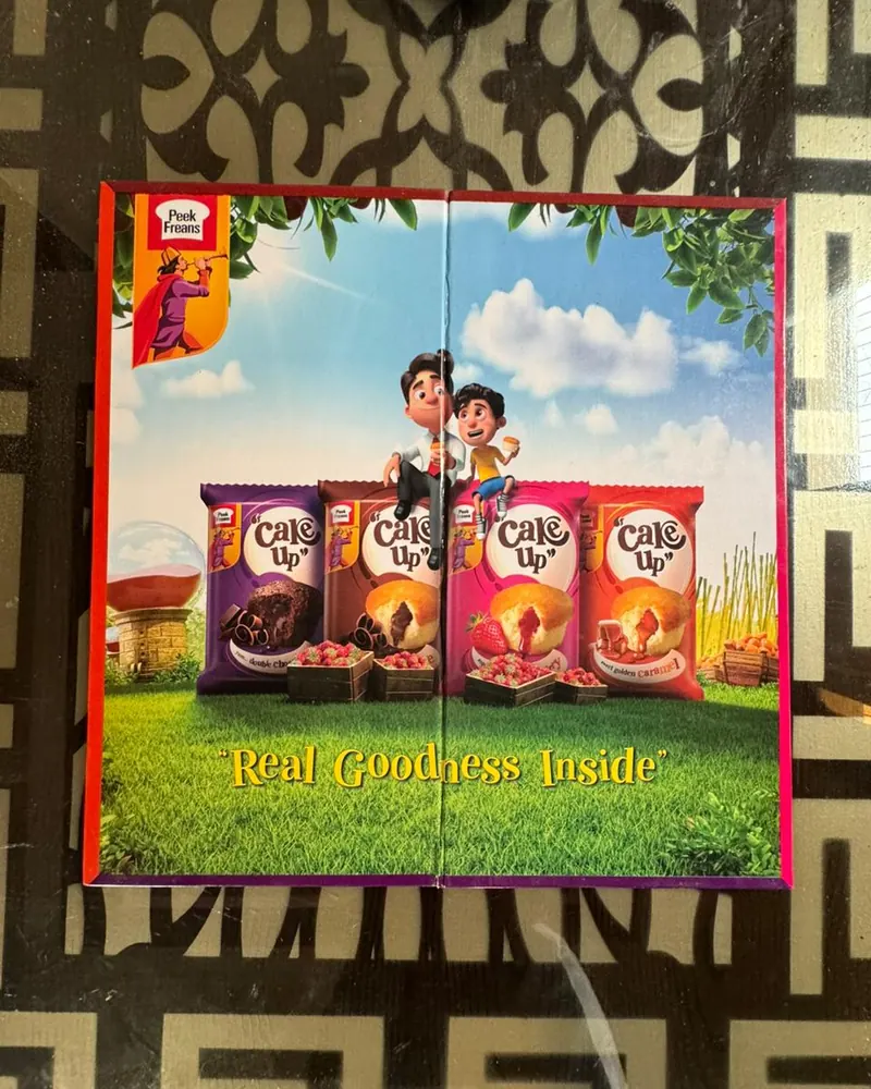 Chilli Milli retail shelf standee, printed and die-cut in Karachi